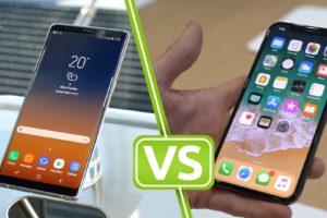 iPhone X vs Samsung Galaxy Note 8 - Mobile Bari